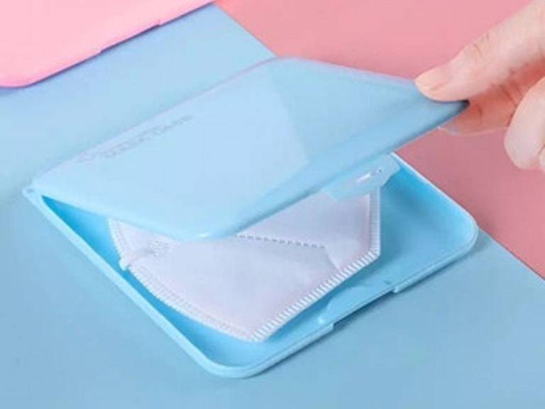 Estuche Porta Mascarilla KN-95 Celeste Importclick