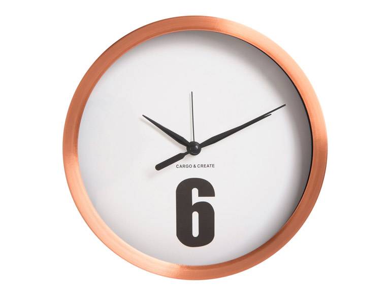Reloj Cobre con Alarma 15 cm.
