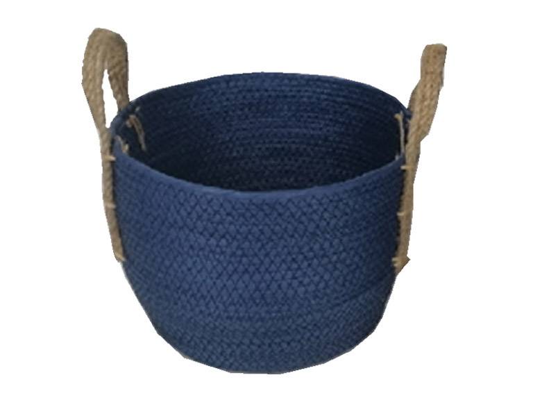 Canasto de Fibra Seagrass 29x28 cm.