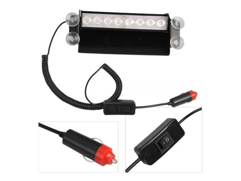 Baliza Parabrisa Luz Estroboscópica Importclick