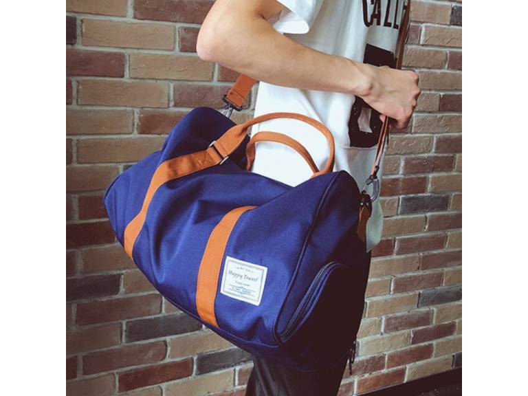 Bolso De Viaje Deporte Gimnasia 35L Azul Importclick