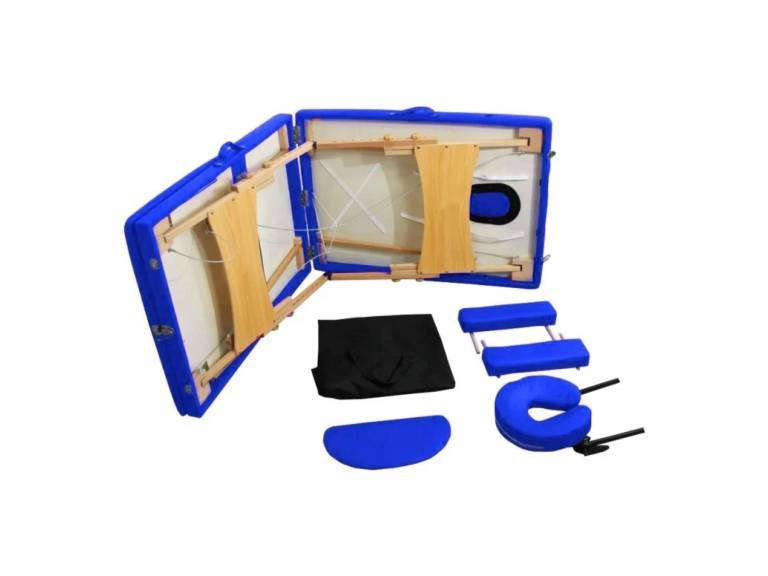 Camilla para masajes colchón 6 cm espesor Azul Importclick