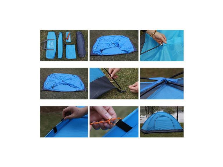 Carpa 8 Personas doble capa toldo Importclick