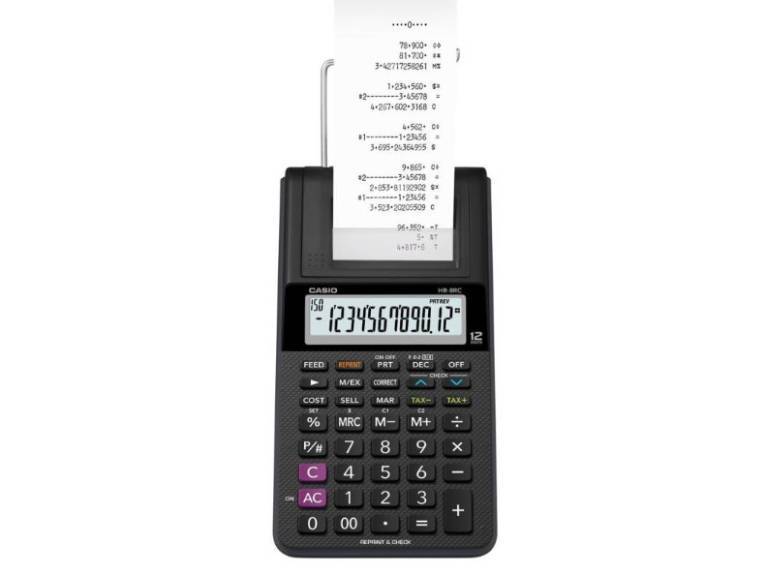 Sumadora con Impresion Casio