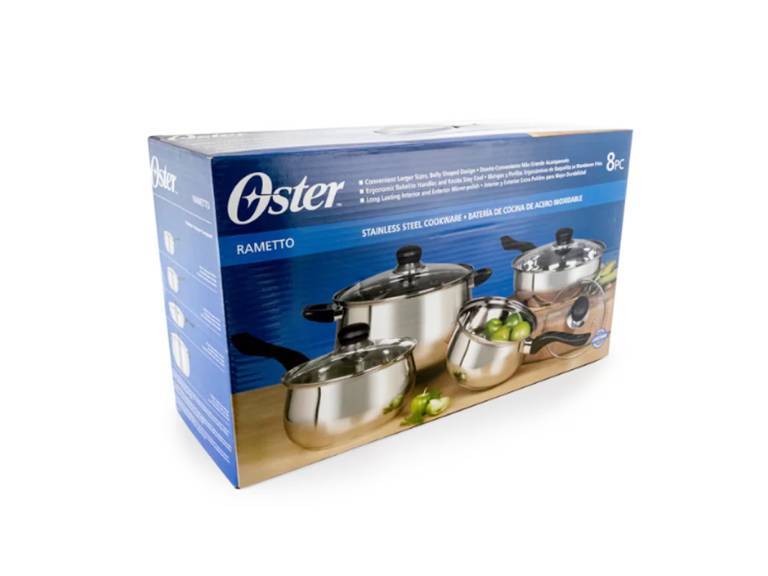 Batería de Cocina Acero Inoxidable 8 Pza