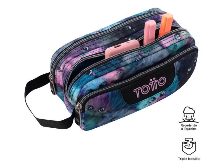 Estuche Escolar Organizador Lapices Rpet Impermeable