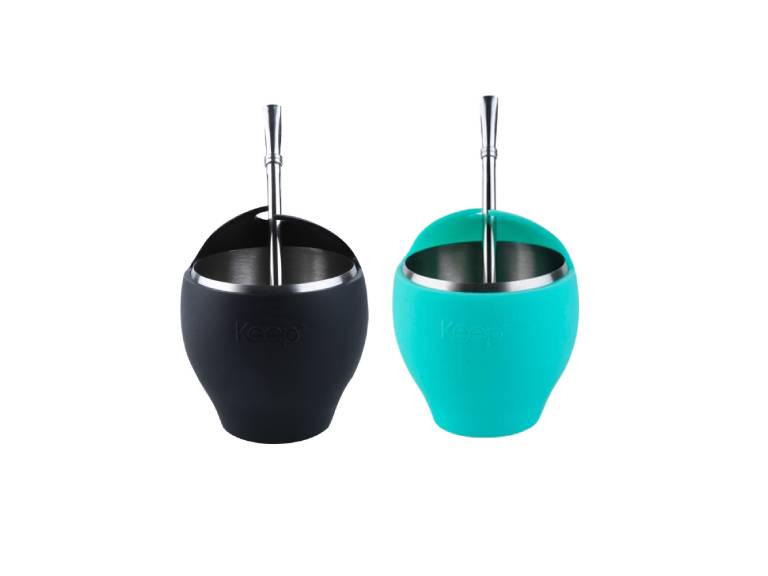 Pack 2 Mate 230ML + Bombilla Keep Colores