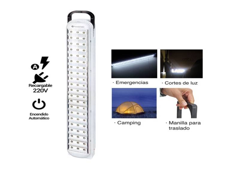 Lámpara de Emergencia 63 LED