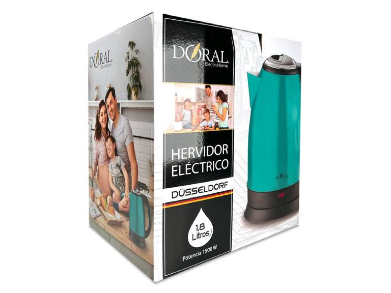 Hervidor Eléctrico 1,8 Lts Dusseldorf Turquesa