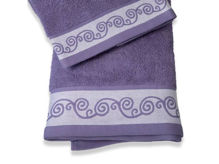 Juego de Toallas Catalina 2 Piezas Doral Lila