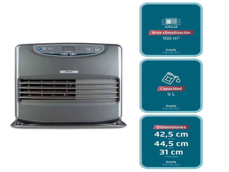 Estufas Parafina Laser Fensa Fhk 990 Eco