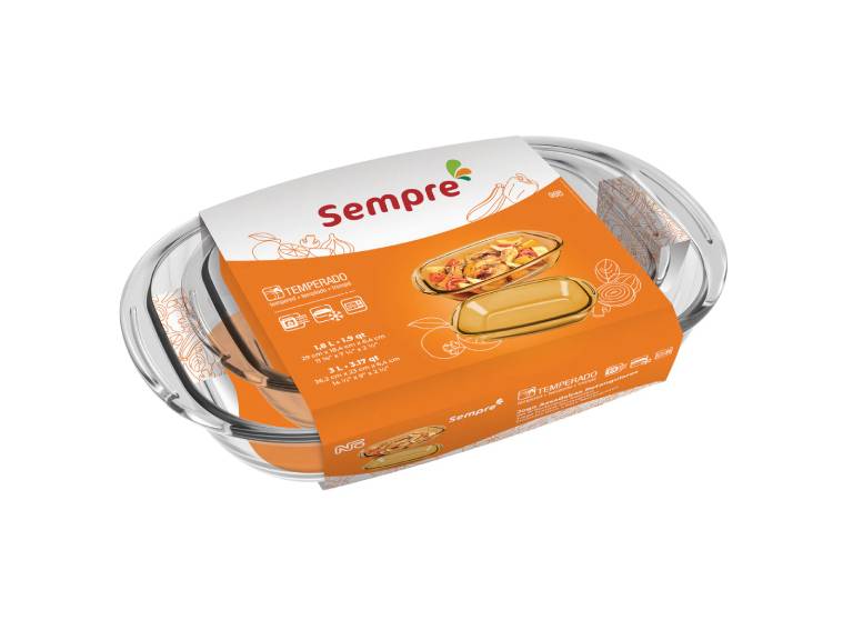 Set 2 Fuentes Rectangulares Sempre
