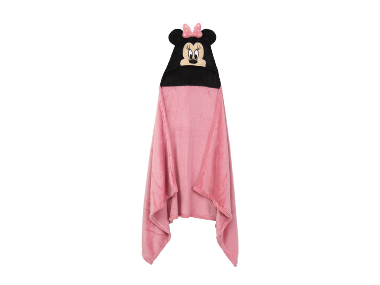 Manta Rosada con capucha Minnie 3D