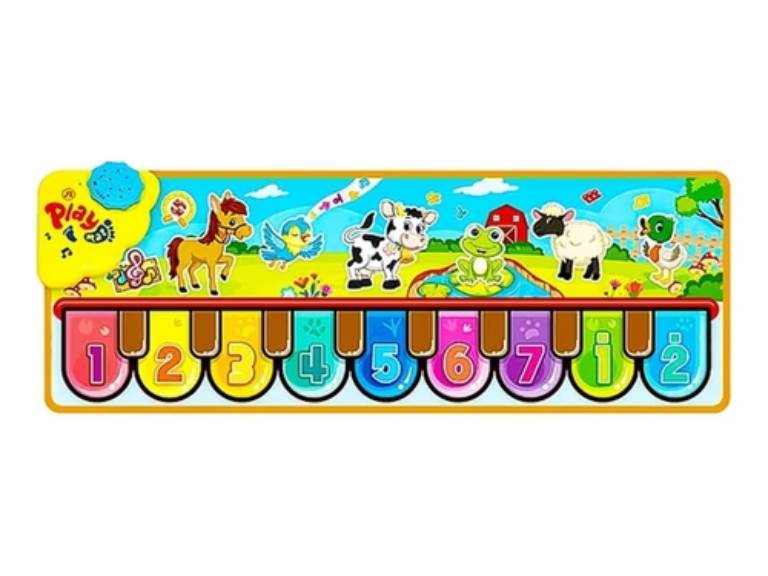 Alfombra Musical Piano Infantil Batería 