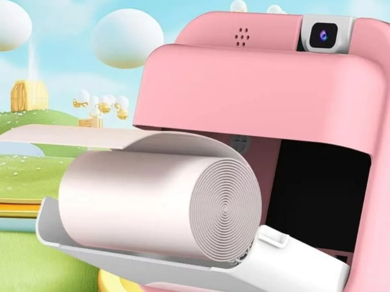 Cámara Instantánea Infantil Rosa con Imp