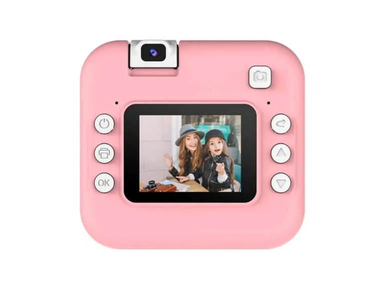Cámara Instantánea Infantil Rosa con Imp