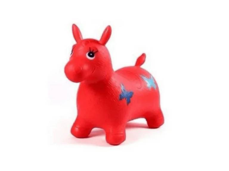 Pony Caballito Saltarín Infantil Rojo