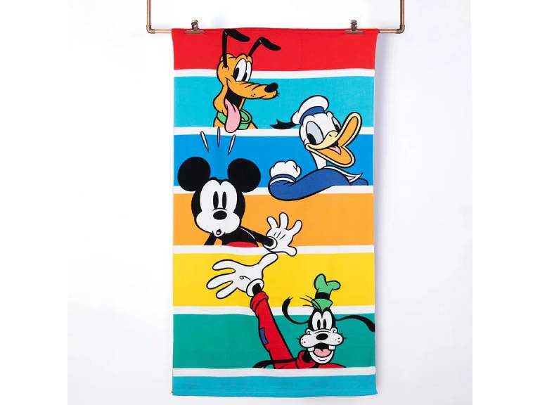 Toalla Playa con Bolso Mickey Juego