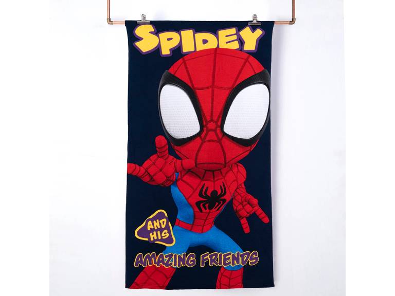 Toalla Playa con Bolso Spiderman Friend