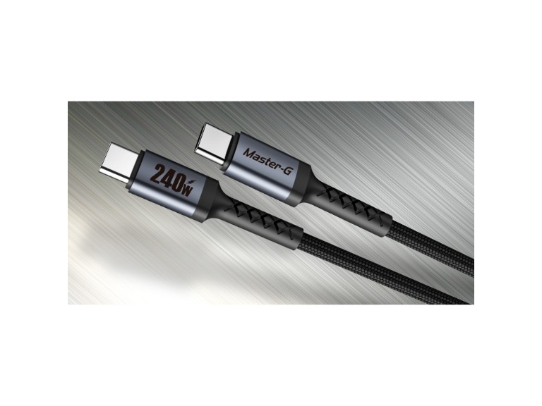 Cable de Carga Rapida Usb-C a C Antinudos Master-G