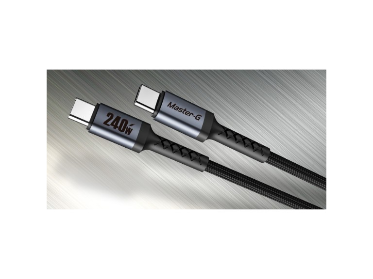 Cable de Carga Rapida Usb-C a C Antinudos Master-G