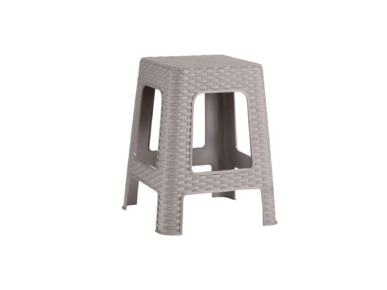 Piso banquillo Plástico Tavarua Ratán Taupe