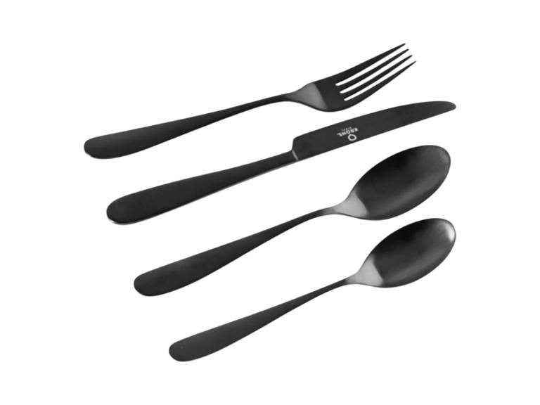 Set Cuchillería Black 24 Piezas Krons
