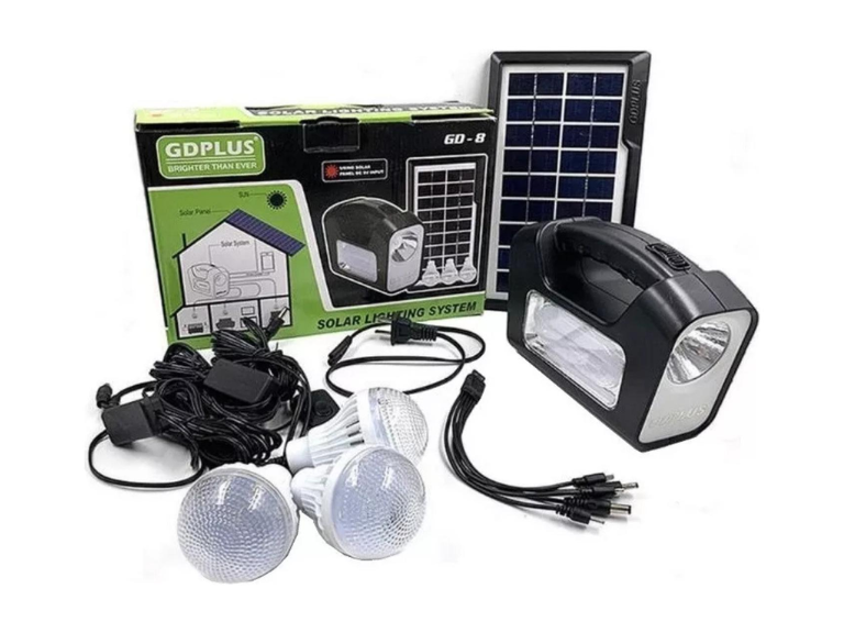 Kit Camping 3 Ampolletas Led Solar 36 Hrs 220 V USB