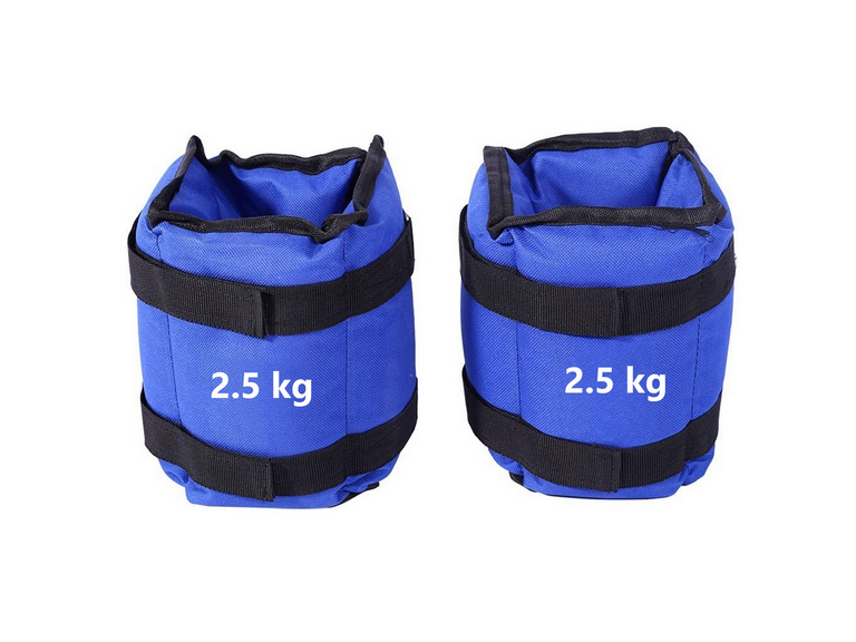 Pesas Deportivas Tobillos Muñeca 5 KG Azul