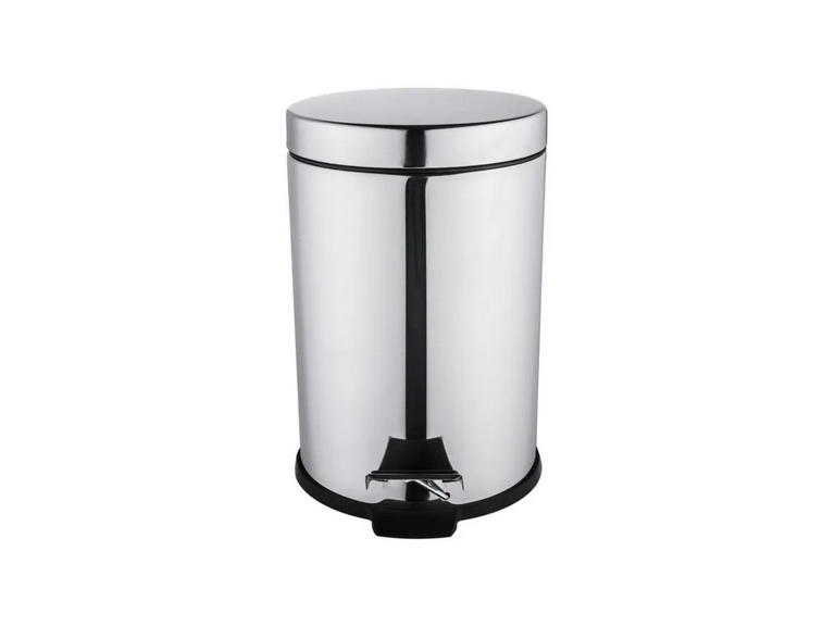 Papelero Basurero Pedal 3 LT Acero Inoxidable
