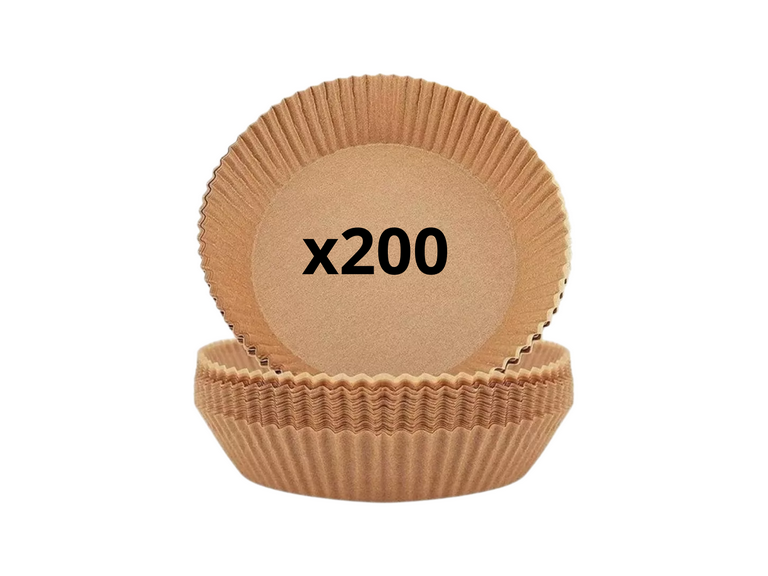 Pack 200 Papeles Circular Freidora Air Fryer Forro Antihaderente