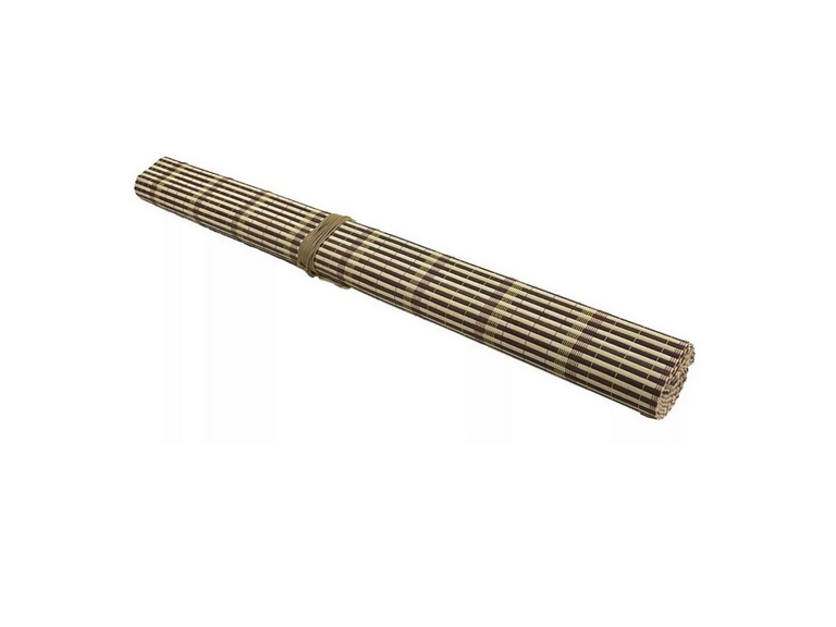 Cortina Persiana Roller Enrollable Bambú Chocolate 120x180 cm