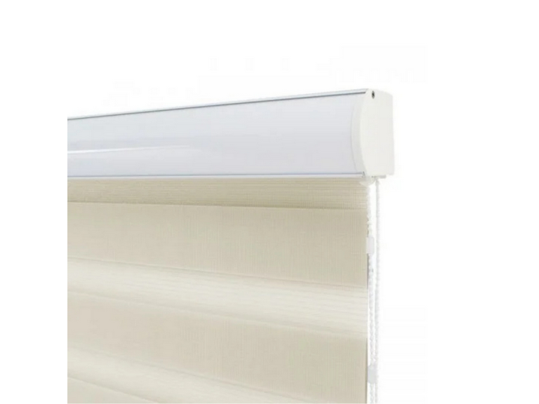 Cortina Roller Persiana Dúo Beige 60x220