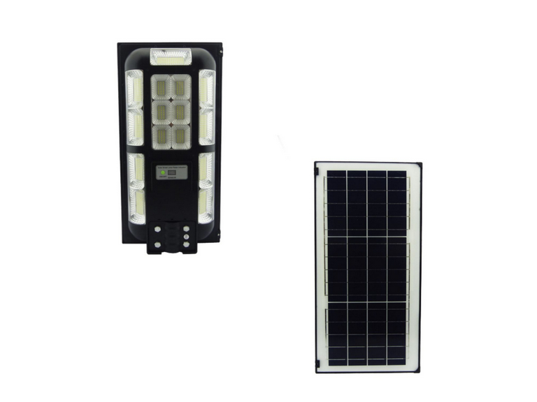 Foco Poste Solar 200 Watt 15 Placas 676 LED