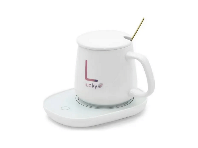 Taza Calentador Electrico 55ºC Blanco