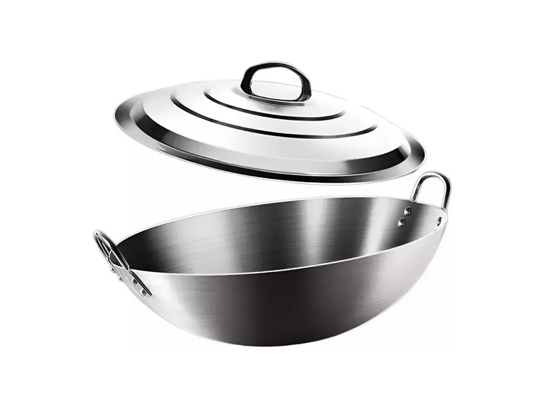 Olla Disco Acero Inoxidable Cocina Tapa 50