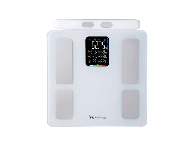 Balanza Inteligente app Bluetooth EM04 blanca