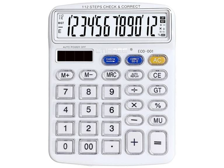 Calculadora Eco Target 1 Blanca