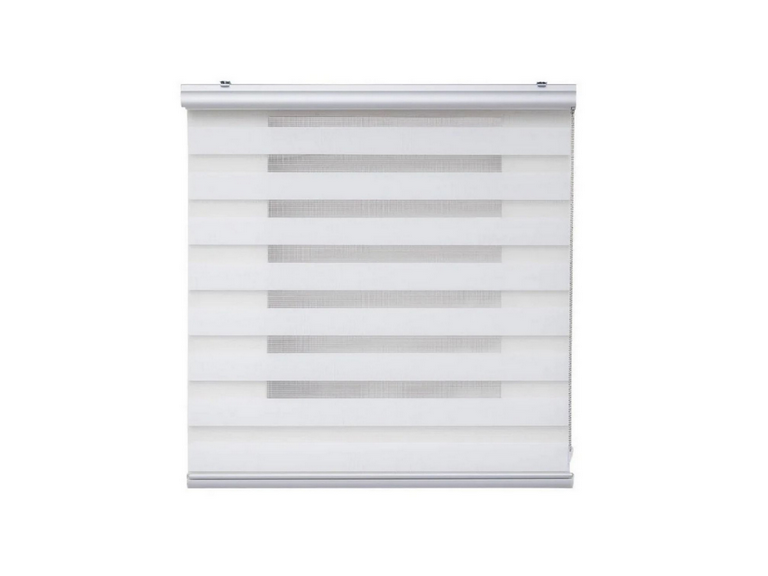 Cortina Roller Persiana Dúo Blanca 180x220